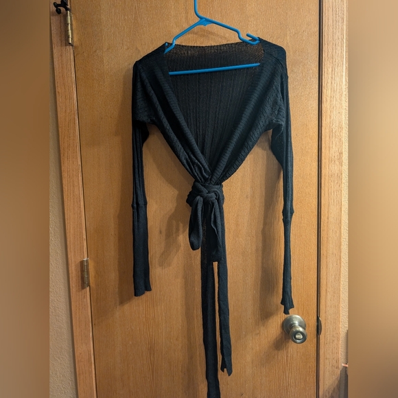 Stunning and Soft Sandmaiden Silk and Cashmere Shrug/Wrap Cardigan, Size XL - Picture 3 of 6